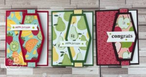 Easy Fun Fold Cards to Make With Fruit Salad Sale-a-bration Paper