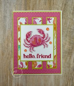 Bright & Beautiful Ocean Friends Simple Card & Last Day of Sale-a-bration