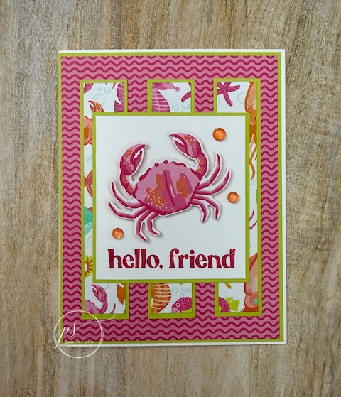 Simple Card with Ocean Friends Bundle