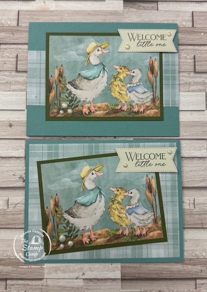 one sheet wonder cards with designer series paper
