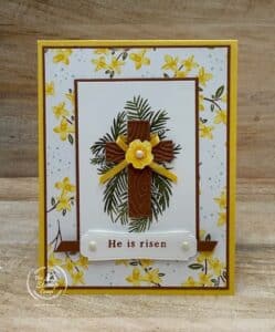 Faith Collection Easter Cards With Floral Delight Designer Paper
