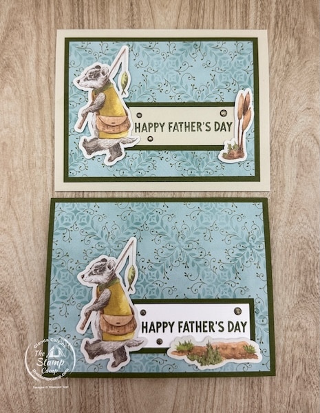 simple stamping designs with card sketches