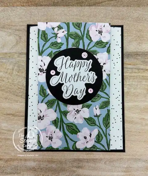 one sheet wonder mother's day fun fold card