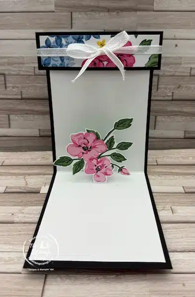 interactive fun fold card easy stamping techniques to enjoy