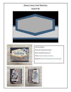 Beginner Stamping Card Ideas With The Stamp Camp Card Sketches