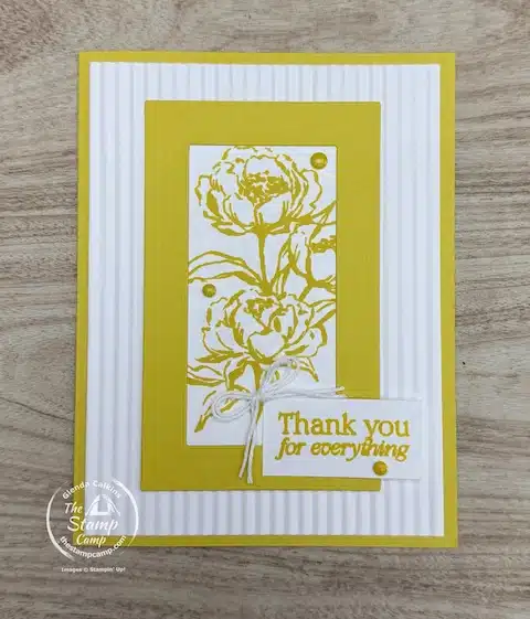 darling duckling new in color for clean and simple handmade card
