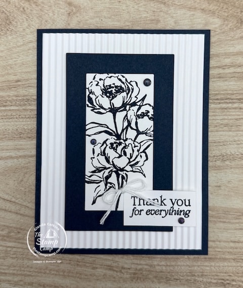 Secret Sea In Color clean and simple handmade cards