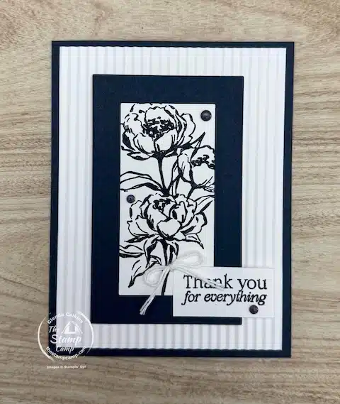 Secret Sea In Color clean and simple handmade cards
