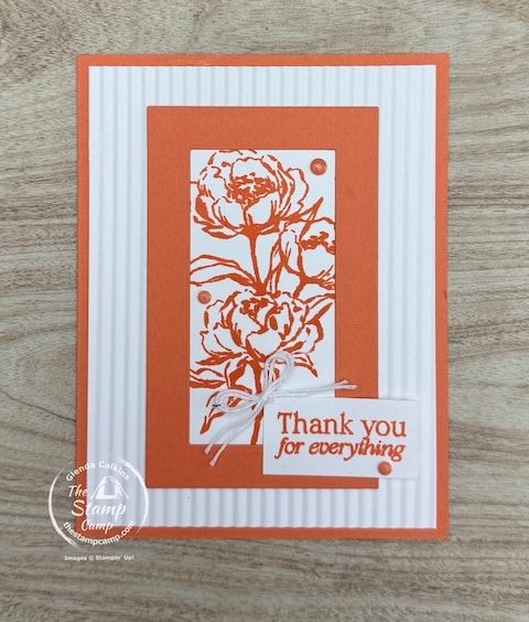 clean and simple handmade cards with the New Timid Tiger In Color