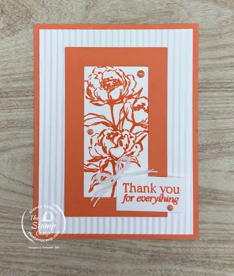 clean and simple handmade cards with the New Timid Tiger In Color