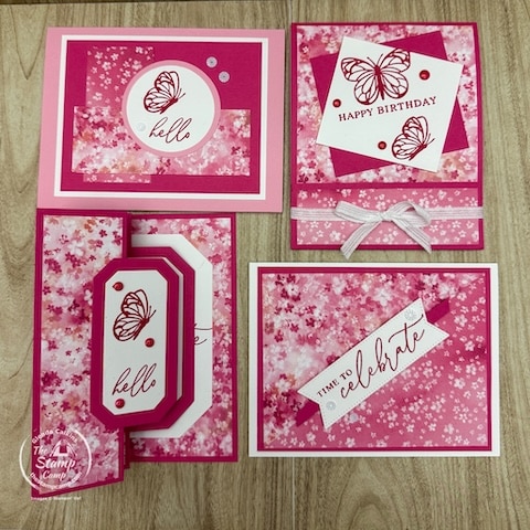 One Sheet Wonder FunFold Cards for Birthday cards