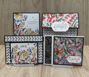 The Stamp Camp June Card Kit of the Month Features Mixed Media Flowers