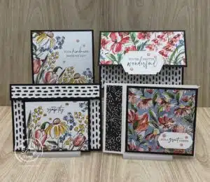 The Stamp Camp June Card Kit of the Month Features Mixed Media Flowers