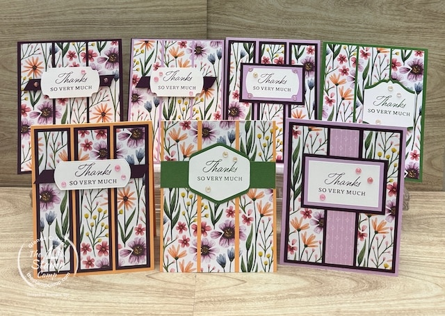 Simple stamping for beginners with the stamp camp card sketches