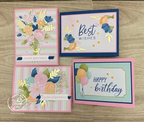 one sheet wonder happy birthday card ideas