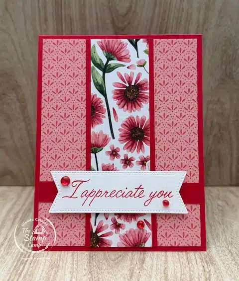 simple stamping designs with card sketches and designer series paper