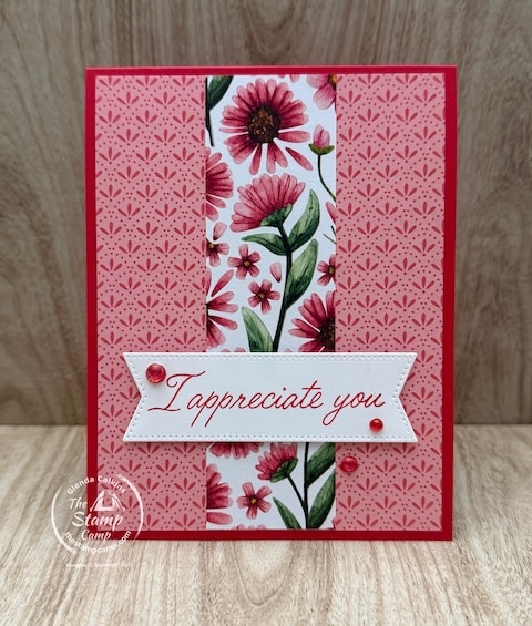 simple stamping designs with card sketches and designer paper