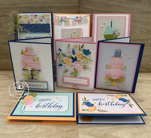 One Sheet Wonder Cards simple stamping cards