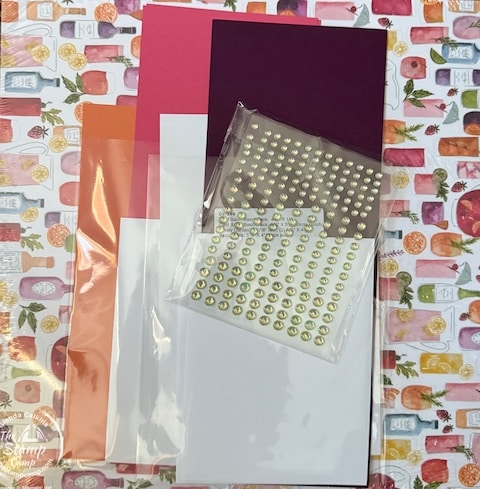 the stamp camp card club kit of the month for july 2025