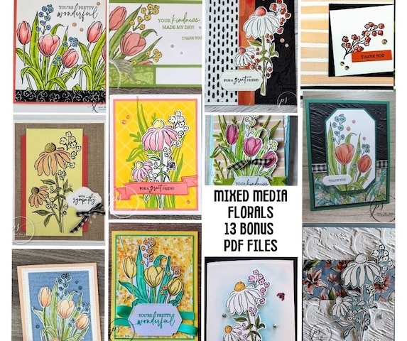 Mixed Media Florals Bonus Card Club Kit pdf