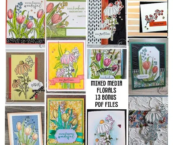 Mixed Media Florals Bonus Card Club Kit pdf