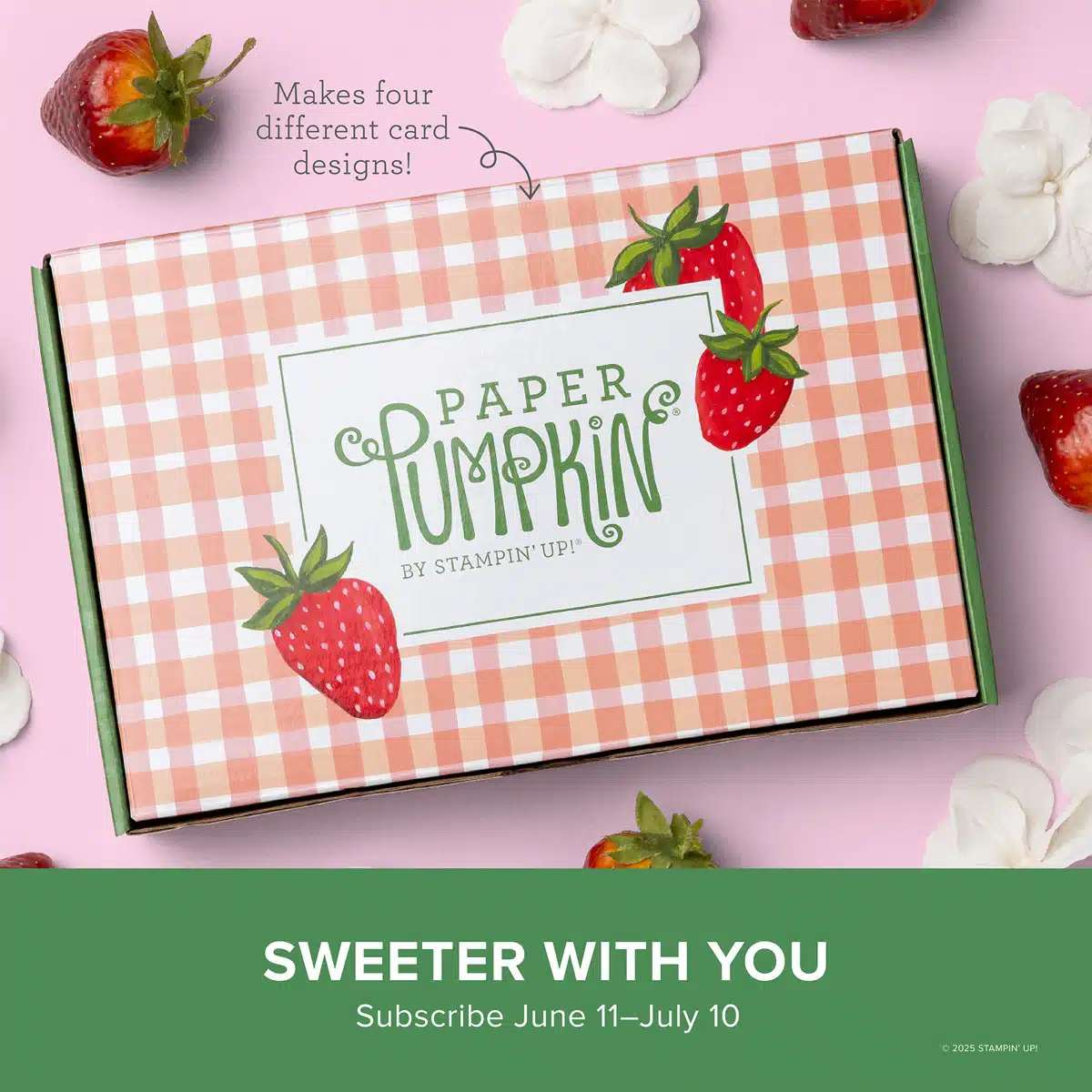 july 2025 Sweet With You Paper Pumpkin kit