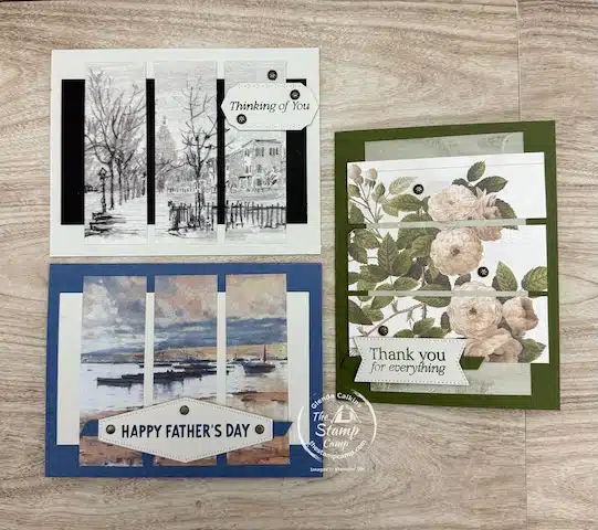 basic stamping technique made easy with card sketches