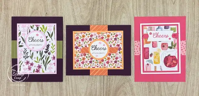 card sketches from the stamp camp
