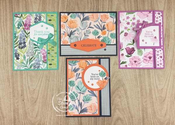 quick and easy card sketch ideas from the stamp camp