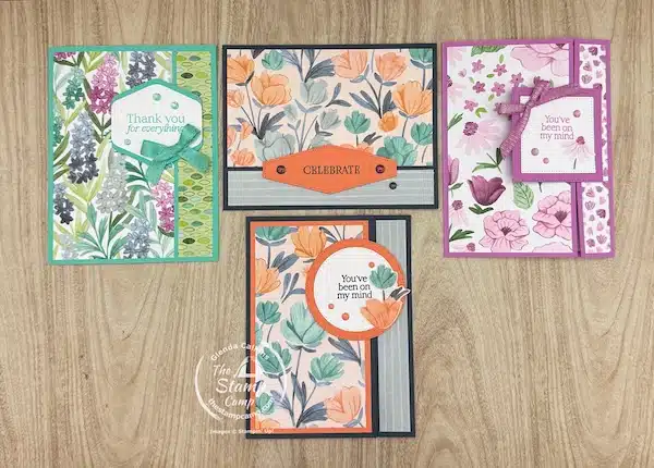 quick and easy card sketch ideas from the stamp camp
