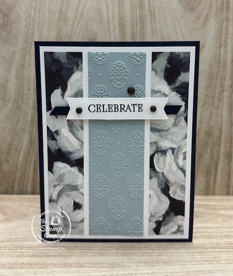 simple one sheet card designs with designer series paper