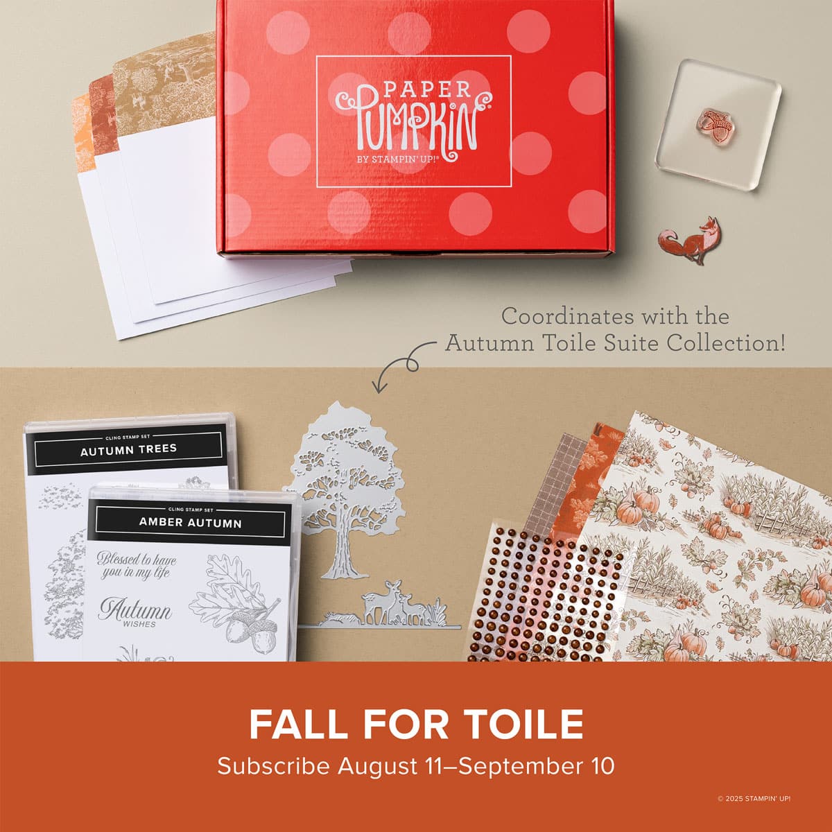 Fall for Toile September Paper Pumpkin Kit