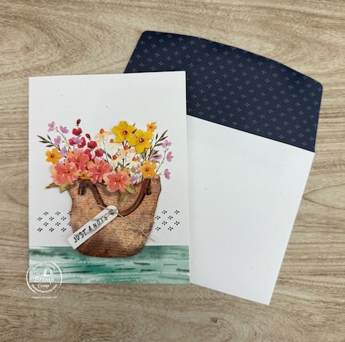 easy to follow card kits with farmhouse floral paper pumpkin