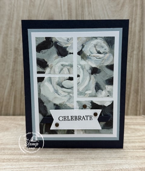 simple one sheet card designs with designer series paper