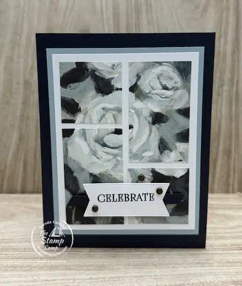 simple one sheet card designs with designer series paper