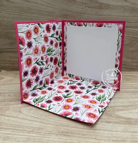 one sheet wonder card techniques center pop up book binding card