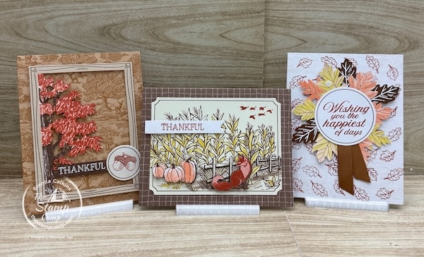 easy to follow card kits with paper pumpkin from stampin' up!