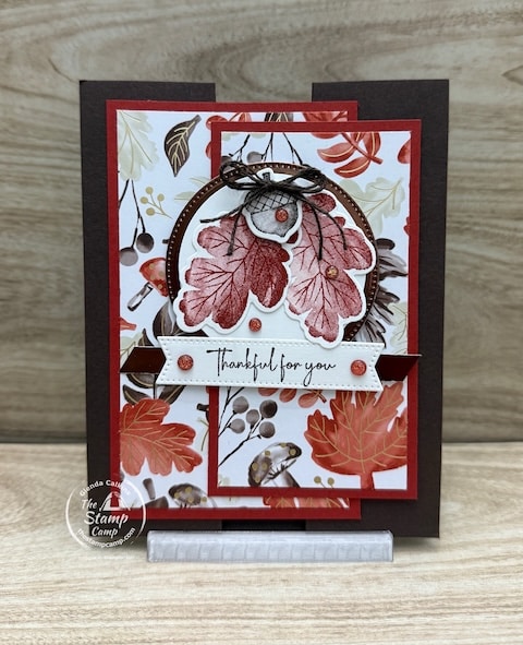 one sheet wonder card tutorial with designer series papers