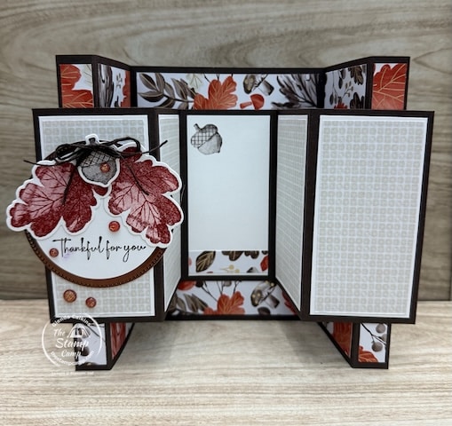 one sheet wonder card tutorial from the stamp camp