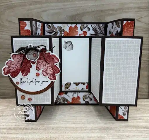 one sheet wonder card tutorial from the stamp camp