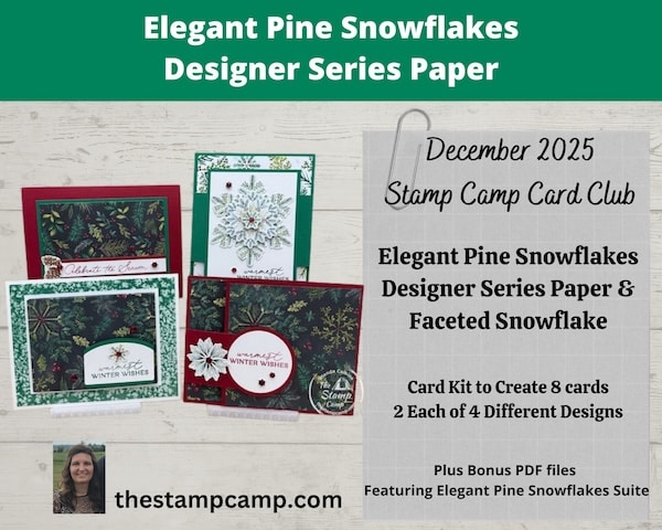 The Stamp Camp Card club Kit for Dec 2025