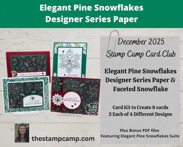 The Stamp Camp Card club Kit for Dec 2025