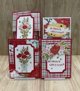 Create 4 Elegant Holiday Cards with One Sheet Wonder Card Techniques