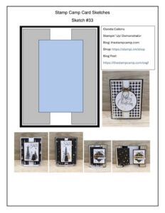 Easy Card Sketch Templates for Every Stamper: Try Card Sketch #33