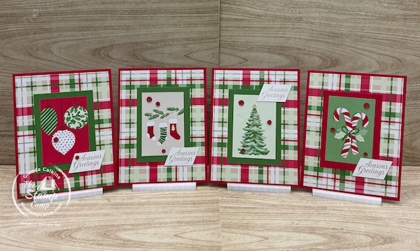 Beginner stamper Christmas Cards