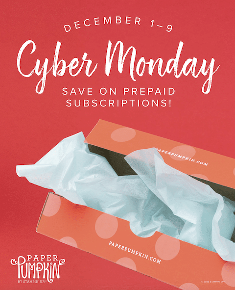 cyber monday paper pumpkin