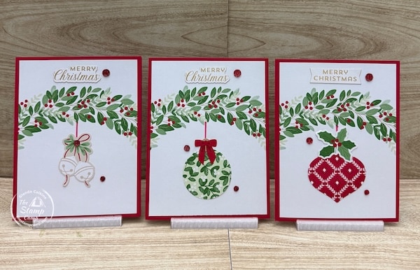 quick and easy stamping with the Christmas Tag & More pack