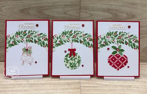 quick and easy stamping with the Christmas Tag & More pack