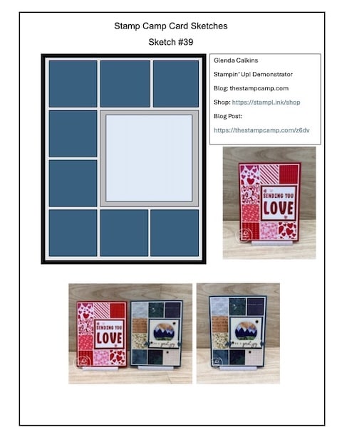 easy stamping techniques with designer series paper from the stamp camp