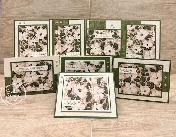 Eight Stunning Brushed With Beauty One Sheet Wonder Cards